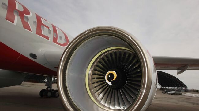 Церемония передачи самолета Ту-204 авиакомпании Red Wings